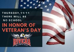 Veterans Day- No School
